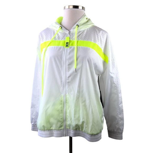 NWT bebe Sport Windbreaker Jacket HW8273 - Picture 10 of 11
